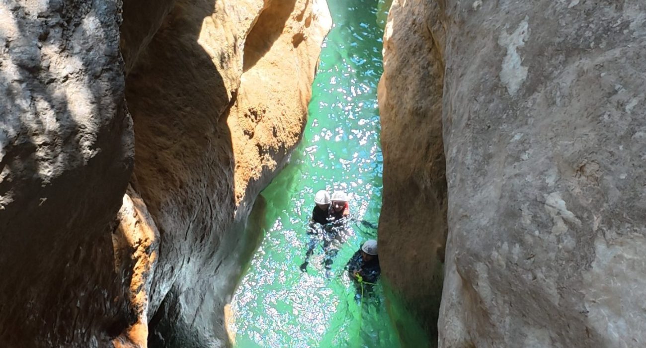 Barranco Formiga en el Parque Natural de los Cañones de la Sierra de Guara